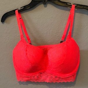 PINK VS Hot Pink Lace Bralette